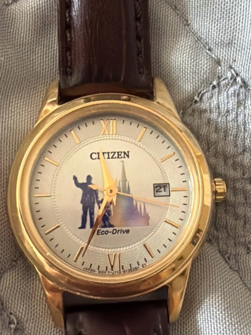 Citizen Eco-Drive Disney Parks Walt Disney & Mickey Mouse Watch 100th No Box